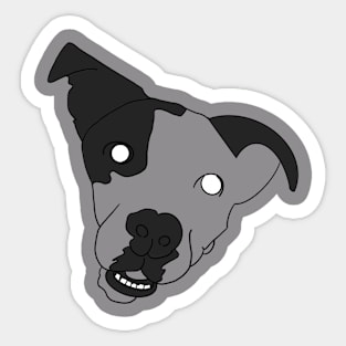 Collie lab design Sticker